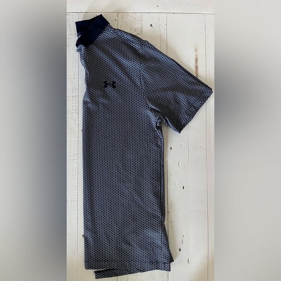UNDER ARMOUR The Performance Polo Blue & White Size Small - Picture 3 of 4